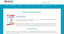 Desktop Screenshot of healthy-heart-meditation.com