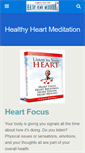 Mobile Screenshot of healthy-heart-meditation.com